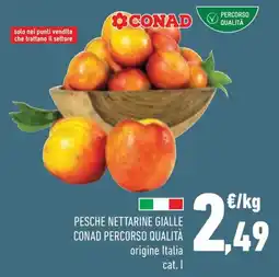 Conad Margherita Pesche Nettarine Gialle CONAD Percorso Qualità offerta