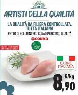 Conad Margherita Petto di pollo intero CONAD percorso qualità offerta