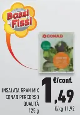 Conad Margherita Insalata gran mix Conad percorso qualità offerta