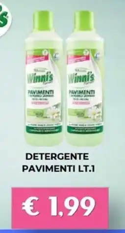 Kuadrifoglio Winni's Detergente Pavimenti offerta