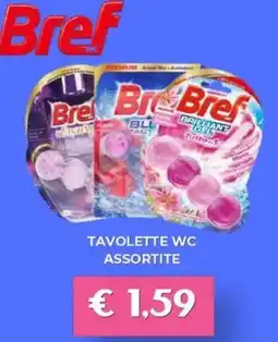 Kuadrifoglio Tavolette wc assortite Bref offerta