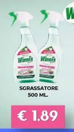 Kuadrifoglio Winni's sgrassatore offerta