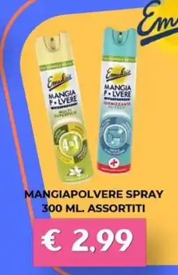 Kuadrifoglio Emulsie mangiapolvere spray offerta