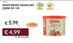 Prezzemolo e Vitale Bauer brodo granulare carne offerta