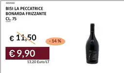 Prezzemolo e Vitale Bisi la peccatrice Bonarda frizzante offerta
