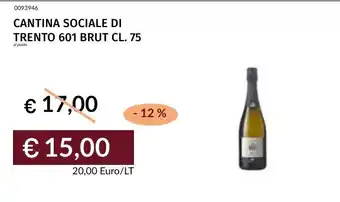 Cantina Sociale di Trento 601 Brut