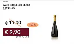 Prezzemolo e Vitale Zago Prosecco Extra Dry offerta