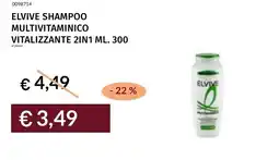 Prezzemolo e Vitale Elvive shampoo multivitaminico vitalizzante 2in1 offerta