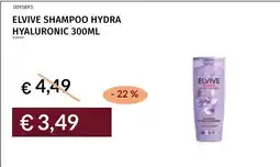 Prezzemolo e Vitale Elvive shampoo hydra hyaluronic offerta