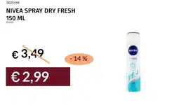 Prezzemolo e Vitale Nivea spray dry fresh offerta