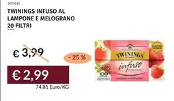 Prezzemolo e Vitale Twinings infuso al lampone e melograno offerta