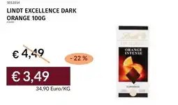 Prezzemolo e Vitale Lindt Excellence Dark Orange offerta