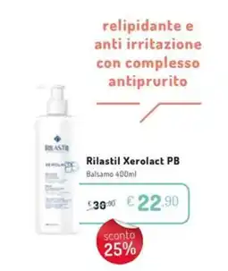 Club Salute Rilastil Xerolact PB Balsamo offerta