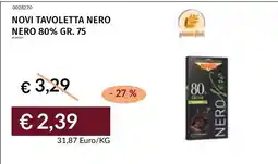 Prezzemolo e Vitale Novi Tavoletta Nero offerta