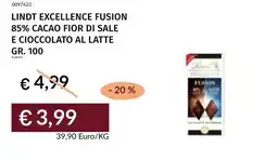 Prezzemolo e Vitale Lindt Excellence Fusion offerta
