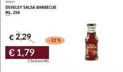 Prezzemolo e Vitale Develey salsa barbecue offerta