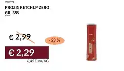 Prezzemolo e Vitale Prozis ketchup zero offerta
