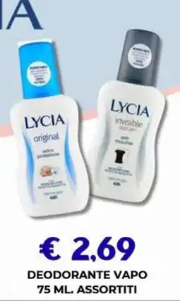 Kuadrifoglio Deodorante vapo Lycia offerta