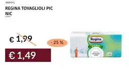 Prezzemolo e Vitale Regina tovaglioli pic nic offerta