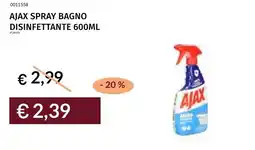 Prezzemolo e Vitale Ajax spray bagno disinfettante offerta