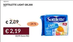 Prezzemolo e Vitale Sottilette Light offerta
