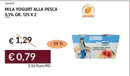 Prezzemolo e Vitale Mila yogurt alla pesca offerta
