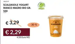 Prezzemolo e Vitale Scaldasole yogurt bianco magro bio offerta