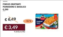 Prezzemolo e Vitale Findus gratinati pomodoro e basilico offerta