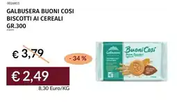 Prezzemolo e Vitale Buoni Cosi biscotti ai cereali offerta