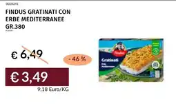 Prezzemolo e Vitale Findus gratinati con erbe mediterranee offerta