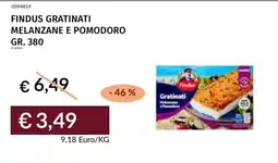 Prezzemolo e Vitale Findus gratinati melanzane e pomodoro offerta