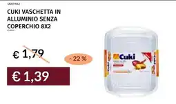 Prezzemolo e Vitale Cuki vaschetta in alluminio senza coperchio offerta