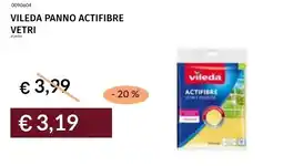 Prezzemolo e Vitale Vileda panno actifibre vetri offerta