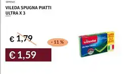 Prezzemolo e Vitale Vileda spugna piatti ultra offerta