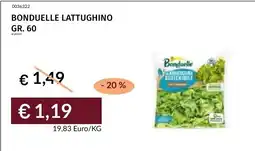 Prezzemolo e Vitale Bonduelle lattughino offerta