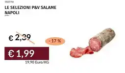 Prezzemolo e Vitale Le selezioni P&V salame napoli offerta