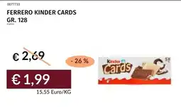 Prezzemolo e Vitale Ferrero Kinder Cards offerta