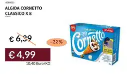 Prezzemolo e Vitale Algida cornetto classico offerta
