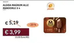 Prezzemolo e Vitale Algida Magnum alle mandorle offerta