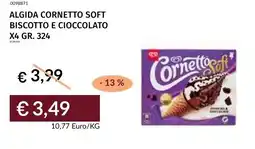 Prezzemolo e Vitale Algida Cornetto Soft Biscotto e Cioccolato offerta