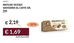 Prezzemolo e Vitale Matilde Vicenzi savoiardi al caffe offerta
