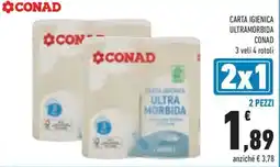 Conad Margherita Carta igienica ultra morbida Conad offerta