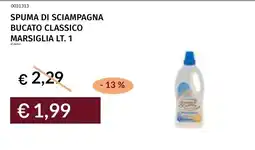 Prezzemolo e Vitale Spuma di sciampagna bucato classico Marsiglia offerta