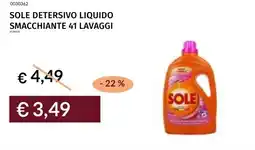 Prezzemolo e Vitale Sole detersivo liquido smacchiante offerta