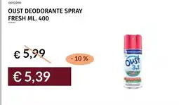 Prezzemolo e Vitale Oust deodorante spray offerta