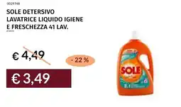 Prezzemolo e Vitale Sole detersivo lavatrice liquido igiene e freschezza offerta