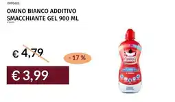 Prezzemolo e Vitale Omino bianco additivo smacchiante gel offerta