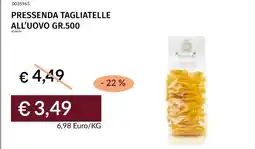 Prezzemolo e Vitale Pressenda tagliatelle all'uovo offerta