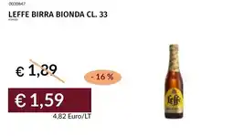 Prezzemolo e Vitale Leffe birra bionda offerta