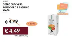 Prezzemolo e Vitale Deseo crackers pomodoro e basilico offerta